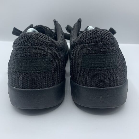 Volcom Slip On Work Shoes Mens 10.5 W Black Canvas - Picture 2 of 8